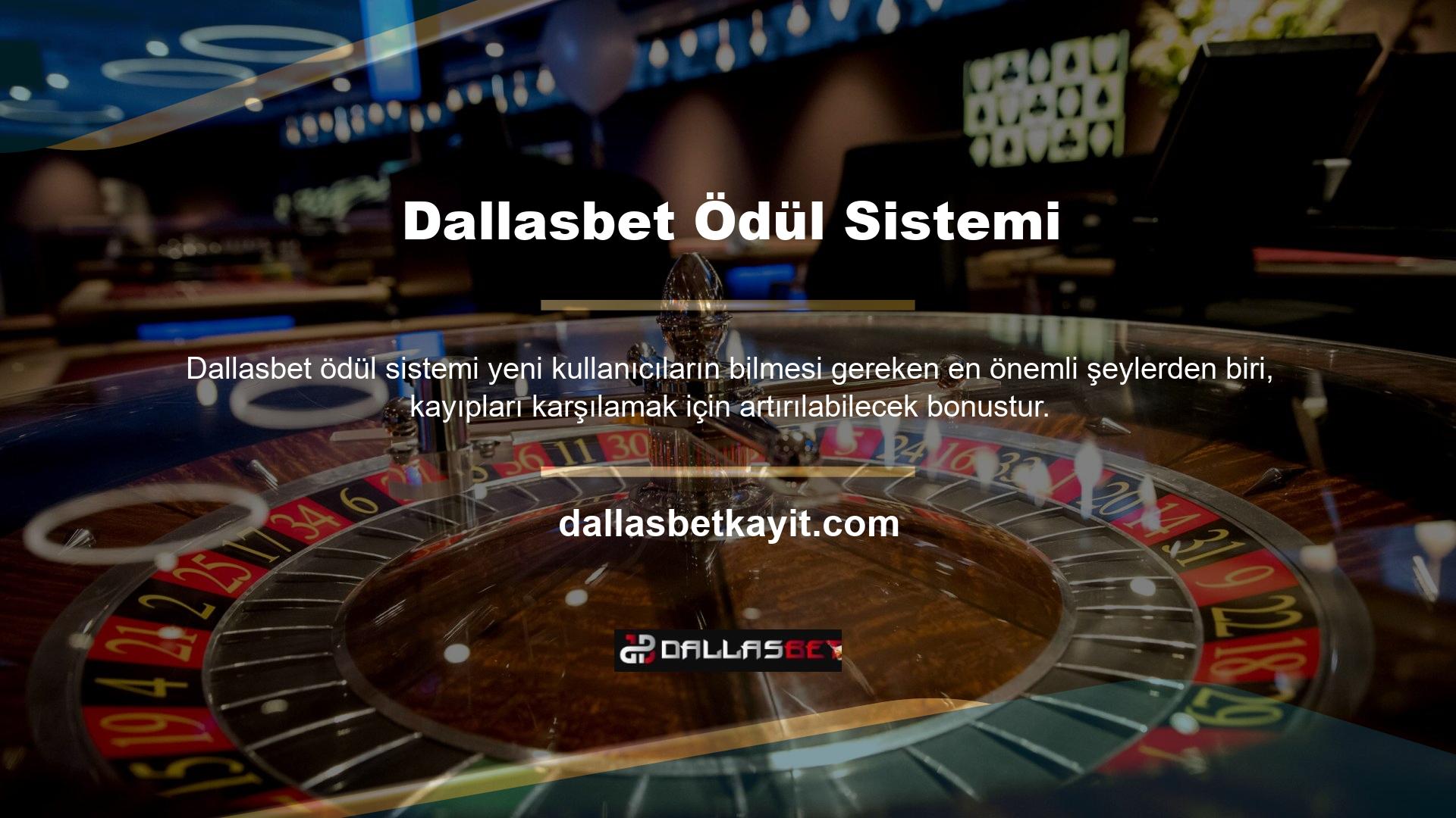 Tüm bu bilgilere dayanarak casino ortamına yeni başlayanlar Dallasbet web sitesinin canlı destek birimine giriş yaparak detaylı bonus bilgileri edinebilirler