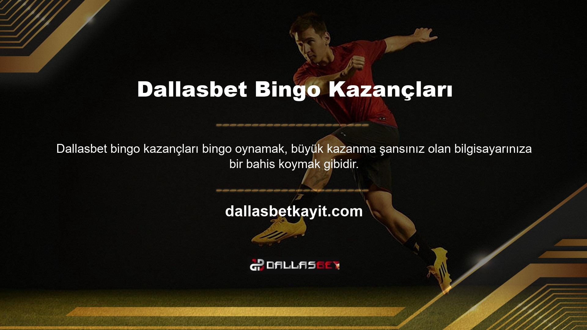 Yani, bu uygulama tıpkı bingo bahis süreci gibidir